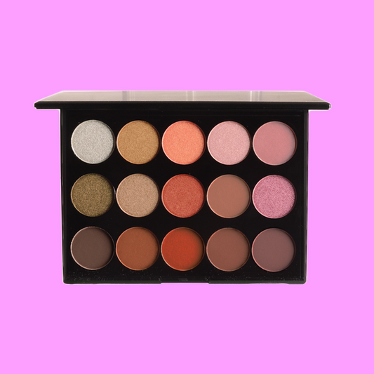 15 Shade Eyeshadow Palette - Warm Tone